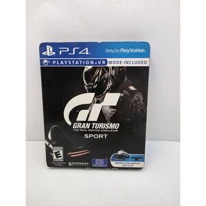 Gran Turismo Sport Limited Steelbook Edition PS4 PlayStation 4 Complete